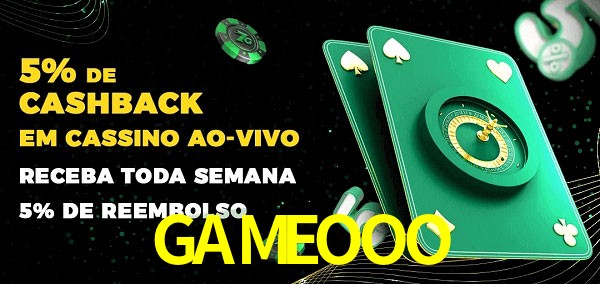 Promoções do cassino ao Vivo GAMEOOO